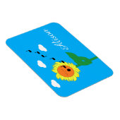 Magnet Flexible Tournesol chantant : (Côté Droit)