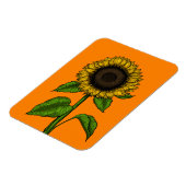 Magnet Flexible Tournesol orange (Côté Gauche)