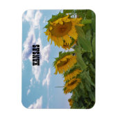 Magnet Flexible Tournesols du Kansas (Vertical)