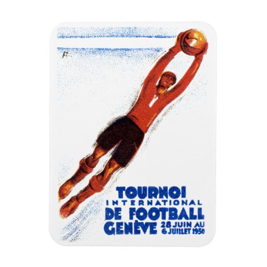 Magnet Flexible Tournoi de football 1930 (Vertical)