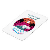 Magnet Flexible Tout Arrive par Vagues (Côté Gauche)