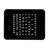 Magnet Flexible Tout ce que j'aime (Horizontal)