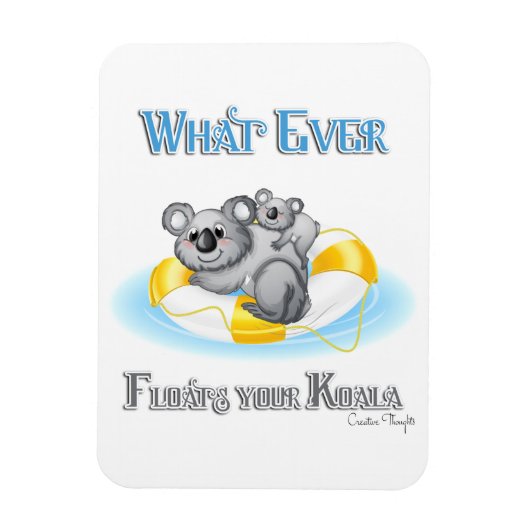 Magnet Flexible TOUT CE QUI Flotte votre Koala (Vertical)