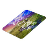 Magnet Flexible Tout est possible Bible Verse Écriture (Côté Gauche)