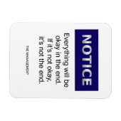 Magnet Flexible Tout ira bien, avis drôle (Horizontal)