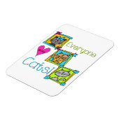 Magnet Flexible Tout le monde aime les chats (Côté Gauche)