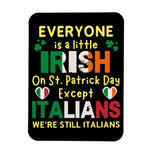Magnet Flexible Tout le monde est un peu irlandais à la Saint-Patr
