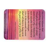 Magnet Flexible Tout se passe pour une raison Aimant Citer. (Horizontal)