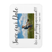 Magnet Flexible Tout Simplement Moderne Nous Nous Marions Photo En (Vertical)