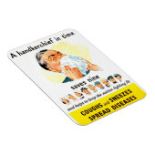 Magnet Flexible Toux et éternuements Étaler les maladies (Côté Droit)