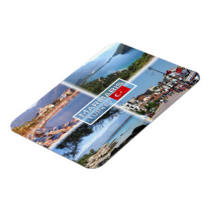 Magnet Flexible TR Marmaris - Plage d'Icmeler - Lagon Bleu d'Olude