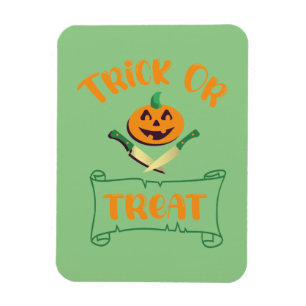 Magnet Flexible Tracer ou traiter les os croisés Halloween visage
