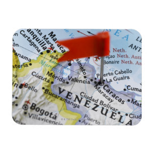 Magnet Flexible Tracez la goupille placée à Caracas, Venezuela s