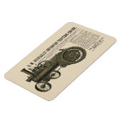 Magnet Flexible Tracteur 1889 de Birdsall's Steam Engine Traction (Côté Gauche)