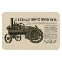 Tracteur 1889 de Birdsall's Steam Engine Traction