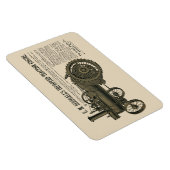 Magnet Flexible Tracteur 1889 de Birdsall's Steam Engine Traction (Côté Droit)