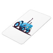 Magnet Flexible Tracteur bleu mignon (Côté Gauche)