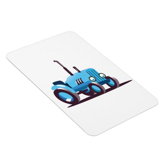 Magnet Flexible Tracteur bleu mignon (Côté Droit)