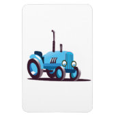 Magnet Flexible Tracteur bleu mignon (Vertical)