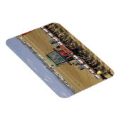 Magnet Flexible Tracteur tirant une semence de maïs. (Côté Droit)