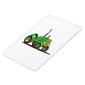 Magnet Flexible Tracteur vert mignon (Côté Gauche)