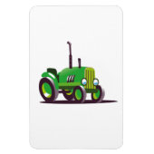 Magnet Flexible Tracteur vert mignon (Vertical)