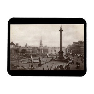 Magnet Flexible Trafalgar Carré, Londres Vintage