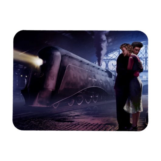 Magnet Flexible Train bleu (Horizontal)