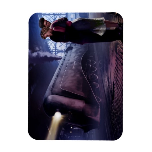 Magnet Flexible Train bleu (Vertical)