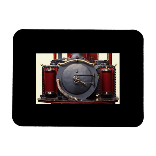 Magnet Flexible Train Bleu Et Rouge (Horizontal)