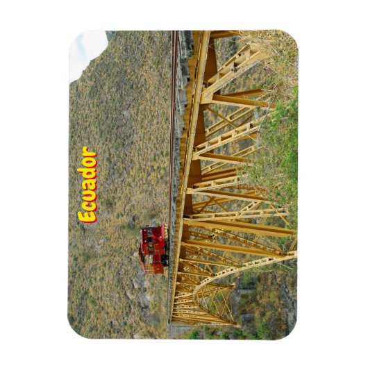 Magnet Flexible Train Équateur (Vertical)