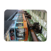 Magnet Flexible Train flottant Orange Blue Wuppertal (Horizontal)