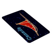 Magnet Flexible traîneau à chiens - Canada (Côté Droit)