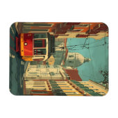 Magnet Flexible Tramway de Lisbonne : charme Vintage (Horizontal)