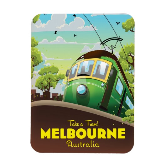 Magnet Flexible Tramway de Melbourne Australie (Vertical)