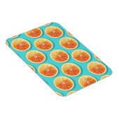 Magnet Flexible Tranches orange sur bleu (Côté Droit)