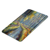 Magnet Flexible Tranquil River Path Impressionniste Paysage Art (Côté Gauche)