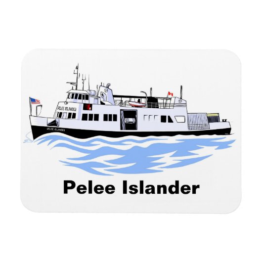 Magnet Flexible Transbordeur des Grands Lacs Île Pelee (Horizontal)