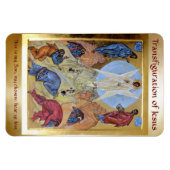Magnet Flexible Transfiguration du Christ (Horizontal)