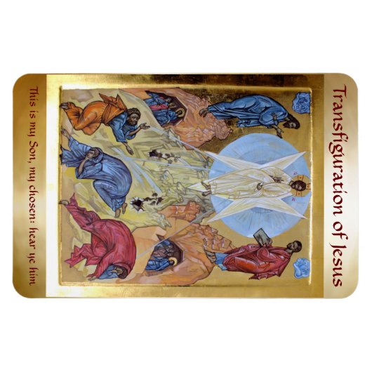 Magnet Flexible Transfiguration du Christ (Horizontal)