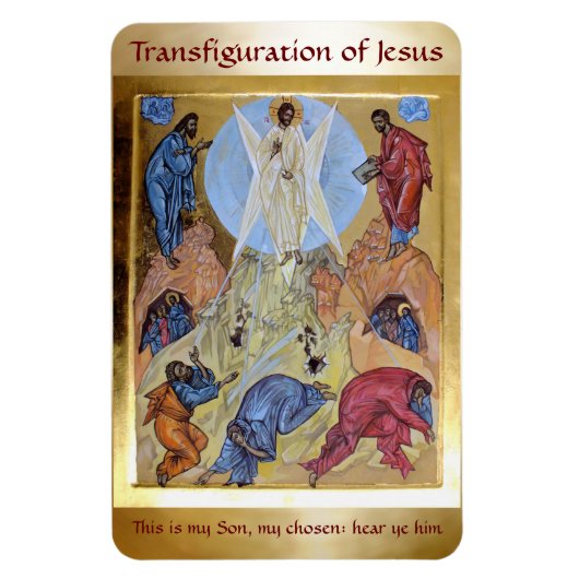 Magnet Flexible Transfiguration du Christ (Vertical)