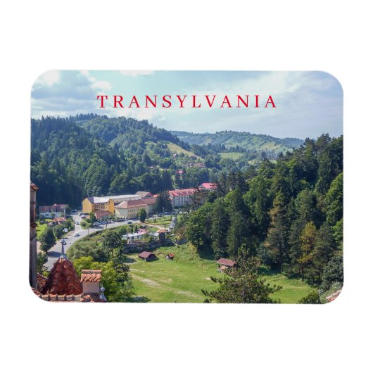 Magnet Flexible Transylvania Bran vue panoramique frigo aimant (Horizontal)