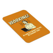 Magnet Flexible Travail : Couper dans le temps Facebook (Côté Droit)