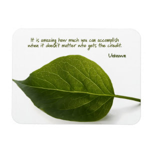 Magnet Flexible "Travail d'équipe Extraordinaire" Citation Inspira