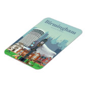 Magnet Flexible Travel Art Travel À Birmingham (Côté Gauche)