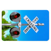 Magnet Flexible Traversée Du Chemin De Fer Avec Bell Électronique (Horizontal)