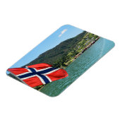 Magnet Flexible Traversier de voiture en Norvège aimant rectangula (Côté Gauche)