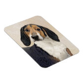 Magnet Flexible Treeing Walker Coonhound Peinture - Art original (Côté Droit)