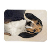 Magnet Flexible Treeing Walker Coonhound Peinture - Art original (Horizontal)
