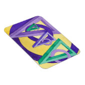Magnet Flexible Triangles Abstraits (Côté Droit)